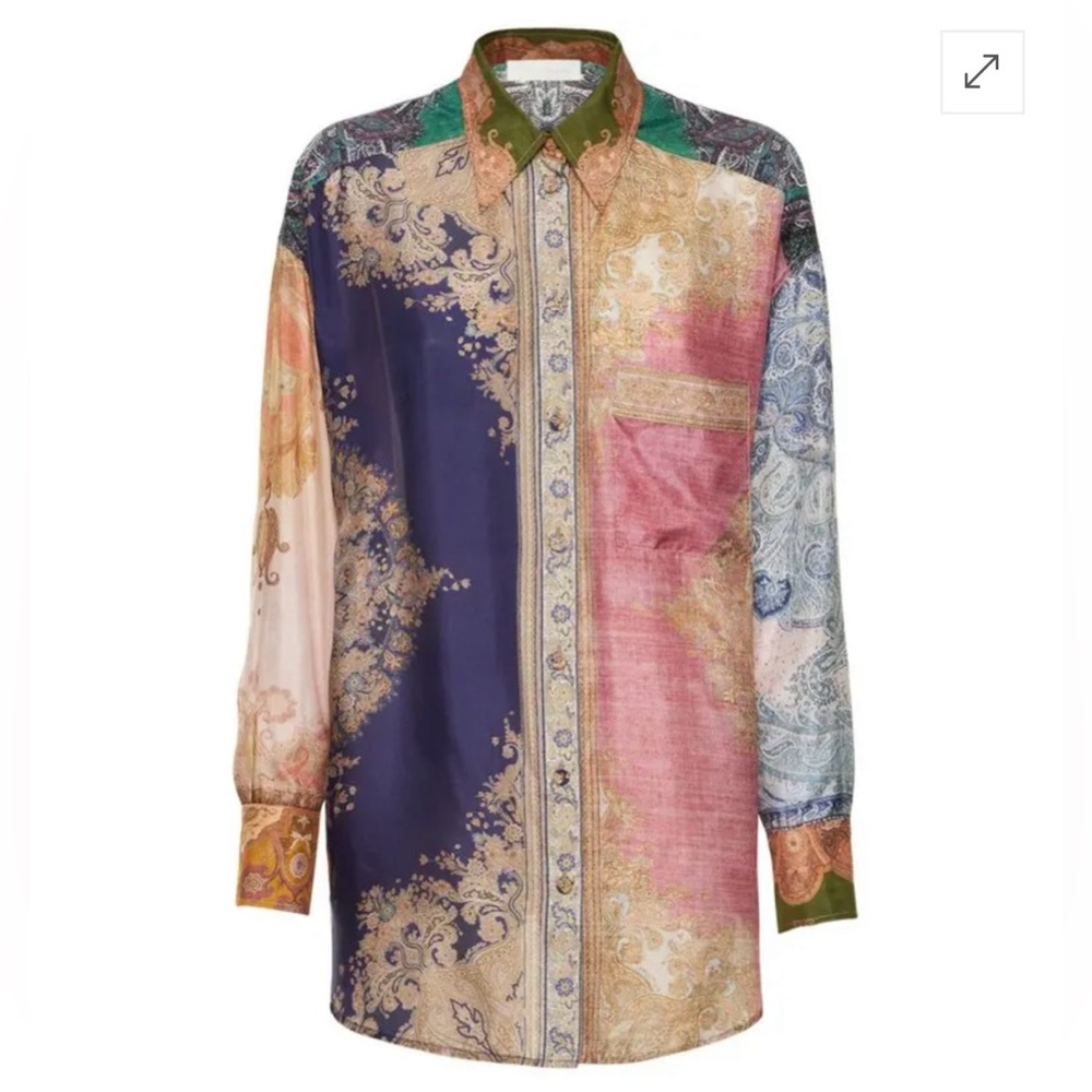 Zimmermann Anneke Printed Shirt